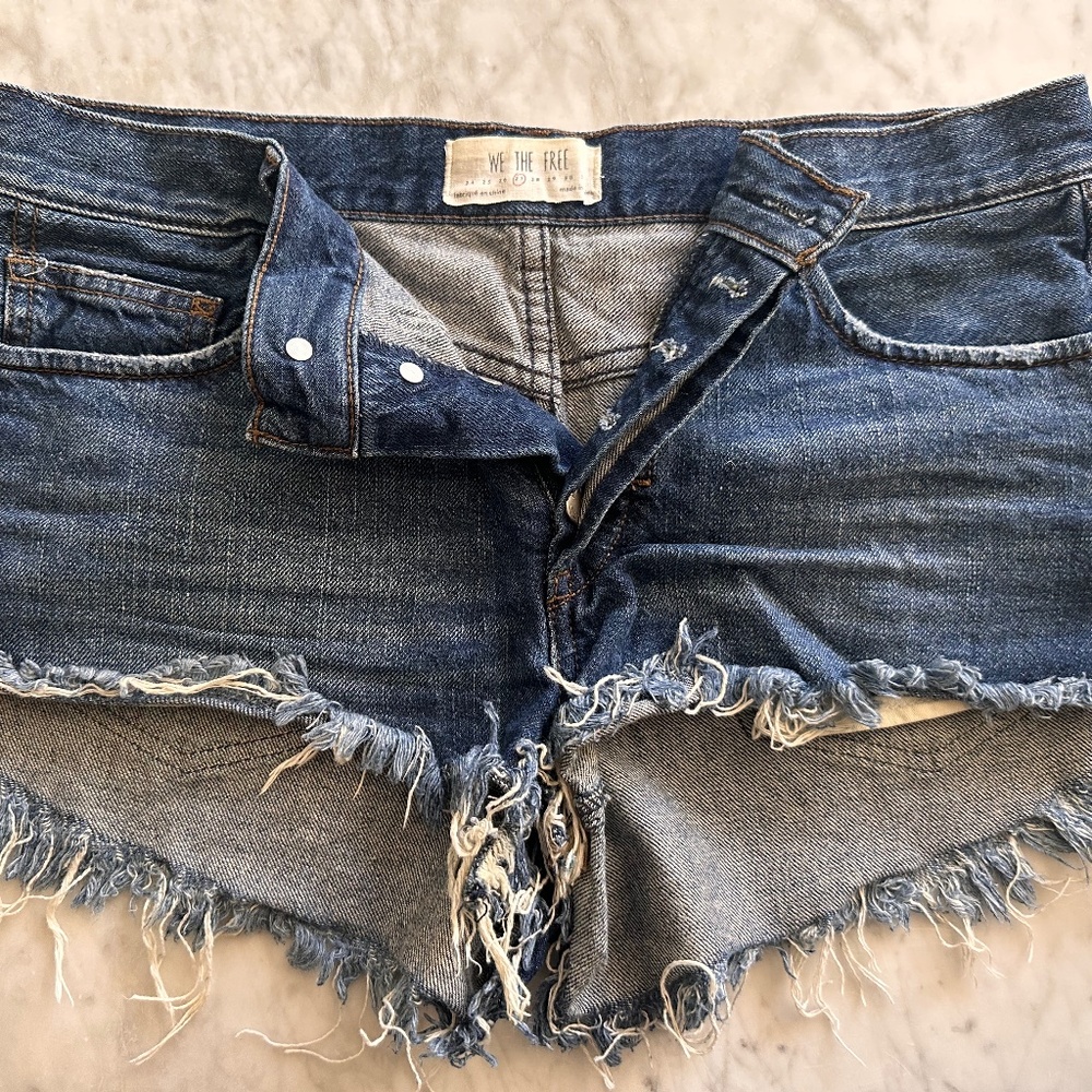 We the Free Daisy Duke Shorts, Button Down Fly; Size 27